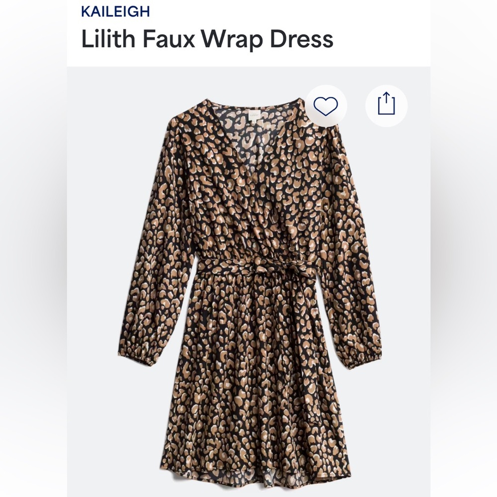 NWT Stitch Fix Kaileigh Lilith Faux Wrap Dress Sz M